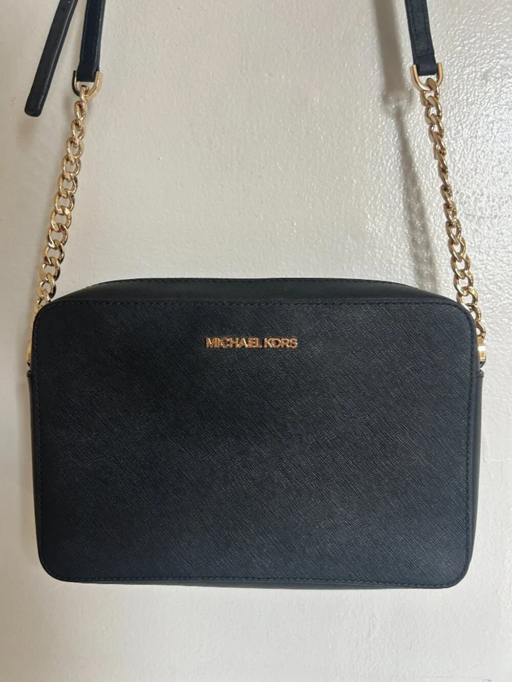 Michael Kors Gold Chain Crossbody Bag